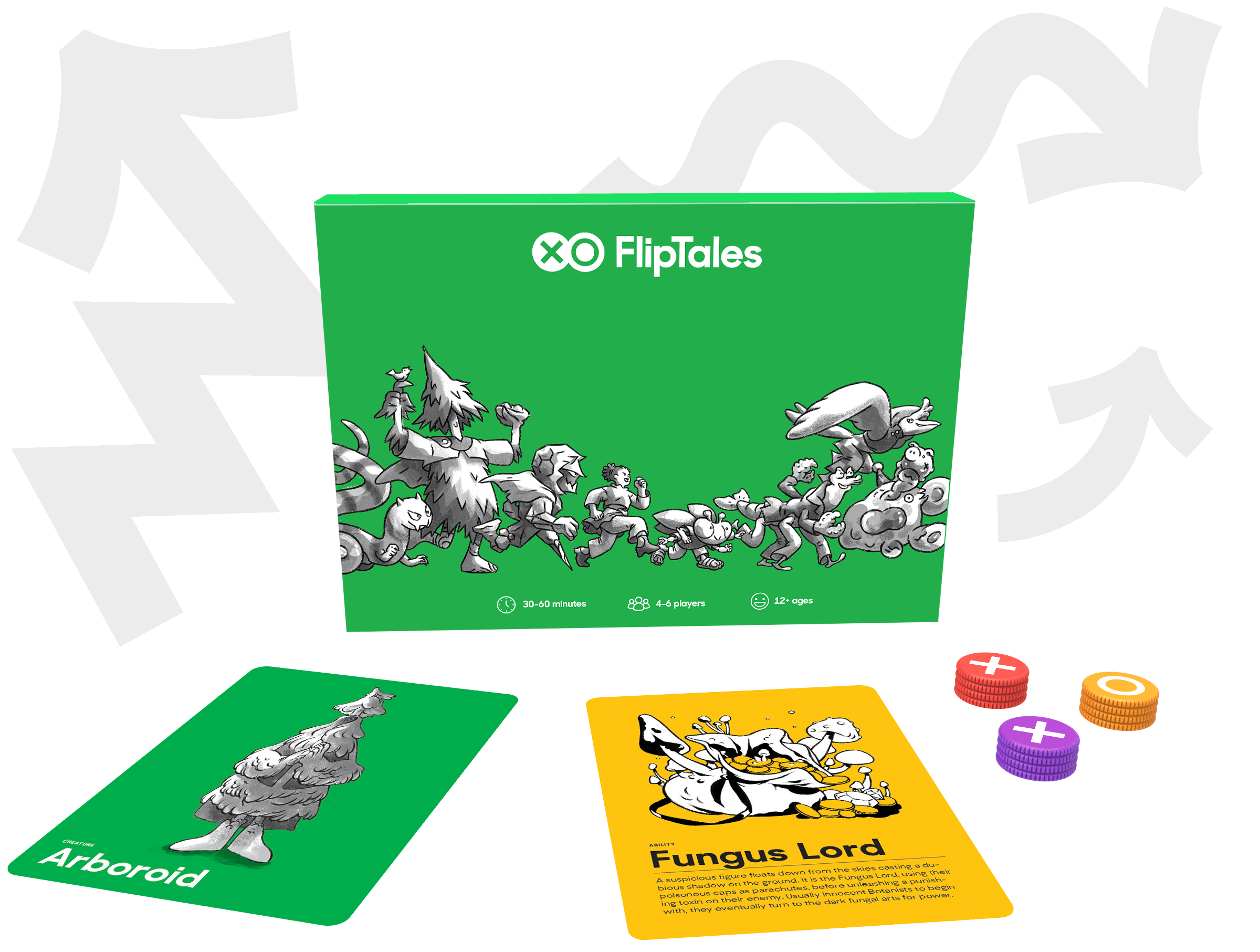Learn more on the (link: https://playfliptales.com text: FlipTales website) or the (link:https://www.kickstarter.com/projects/flomerboy/fliptales-a-party-game-for-creative-people/description text: Kickstarter Page).